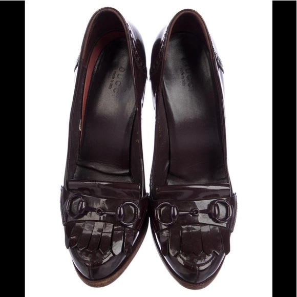 Gucci high heeled loafers - Picture 1 of 5